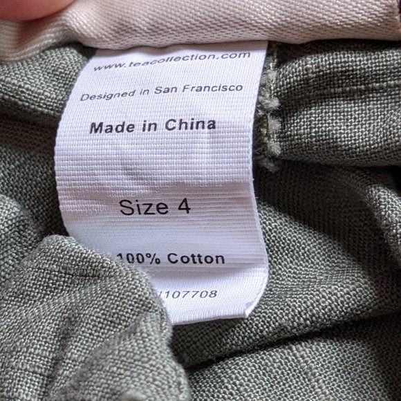 [KIDS 2/$40] Toddler Girl (4T) - TEA Paperbag Cargo Shorts - Picture 5 of 5